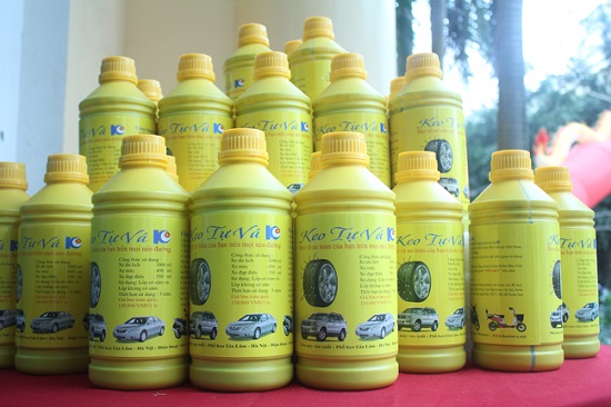  Xuất hiện keo tự vá lốp sản xuất trong nước rẻ ngang hàng Trung Quốc